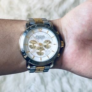 Coach Silver and Gold Two Tone Watch